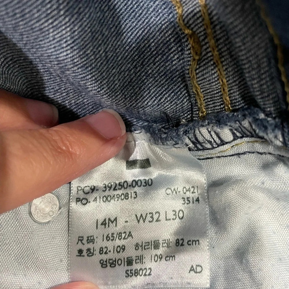 Levi’s Womens 14 Classic Straight Jeans Color Maui Waterfall Blue EUC - Picture 11 of 12